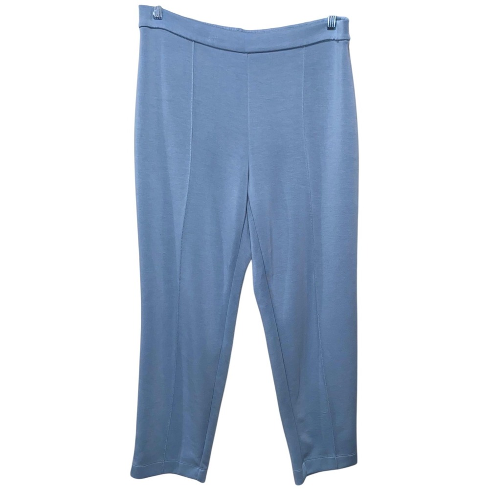 Elie Tahari Womens Pants Sz L Soft Knit Wide Leg Pull On Elastic Waist Lounge